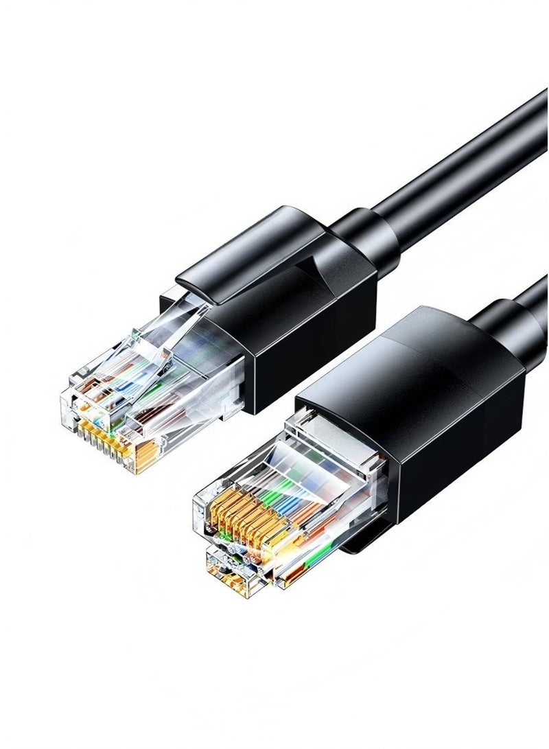 Ethernet Cable Cat 6 Braided Cat6 Gigabit High Speed 1000Mbps Internet Cable RJ45 Shielded Network LAN Cord Compatible with PS5 PS4 Xbox One Smart TV Switch Router Wifi Extender Patch Panel 2M - Image 1